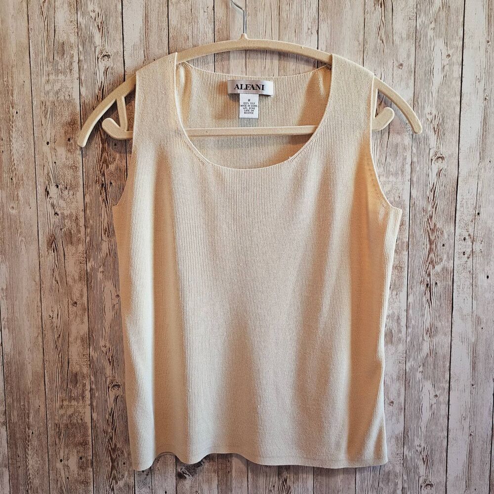 Alfani silk top M
